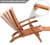 CASARIA® Sonnenliege Holz inkl. Auflage Anthrazit Produktbild-Vorschau 8