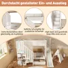 MODFU Etagenbett 90x200 Kinderbett mit Rutsche Produktbild-Vorschau 5
