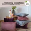Lycce Kissenbezüge FUNDA 50x50 Retro Samt Kissenbezug Produktbild-Vorschau 6