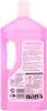 The back of a pink plastic bottle of cleaning product. Voir les images du produit