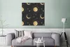 MuchoWow® Poster Muster - Mond - Sonne - Gold 75x75 cm - Produktbild-Vorschau 5