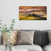 DEQORI Hybrid Leinwand Bild 60x30 cm 'Toskana Panorama' Produktbild-Vorschau 3
