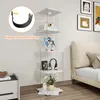 ProximaX Sklenená vitrína, 160 cm, otočná o 360°, biela, s Náhľad obrázku produktu 8