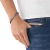 Diesel DX1386040 Herren Armband Edelstahl Silber 20 cm Produktbild-Vorschau 5