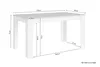 Tisch >NORI< in Weiß/Eiche-Optik 120 x 75 x 80 cm Produktbild-Vorschau 6
