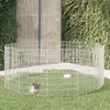 vidaXL Ohrádka pro volný výběh 12 dílů 54x80 cm Pozinkované Náhled obrázku produktu 2