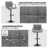 Meisterhome® Sgabello da bar set di 2 - regolabile in Anteprima dell’immagine prodotto 5