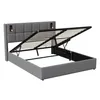 Hydraulisches Stauraumbett 160x200, Boxspringbett mit Produktbild-Vorschau 5