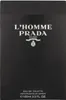 The image shows the front of a black perfume box for Prada L'Homme Eau de Toilette. Náhľad obrázku produktu
