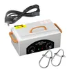 A high-temperature sterilizer with its power cord and two metal tongs, presented on a white background. Voir les images du produit