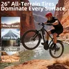 PiXELPiLOT 26 Zoll E Bike, T8 Trekking E-Bikes 48V 8Ah Produktbild-Vorschau 2