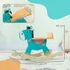 AIYAPLAY Schaukelpferd Holz, Kinder Schaukeltier mit Produktbild-Vorschau 3