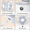 Tischventilator Batterie USB Ventilator 1800Akku Klein Produktbild-Vorschau 7