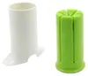 Two kitchen gadgets, one white and one green, are shown against a white background. Podgląd zdjęcia produktu