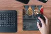 MuchoWow® Mauspad Mousepad Gewürze - Löffel - Holz - Küche Produktbild-Vorschau 4