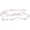 Gepolstertes Ecksofa CARLOS XL Cord Poso 06 Produktbild-Vorschau 9