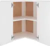 vidaXL Armoire d'angle suspendue Lyon blanc 57x57x60 cm Voir les images du produit 4