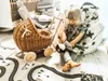 Lili Naturfarbiger Puppenwagen aus Weide mit Bettwäsche Produktbild-Vorschau 9