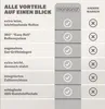 MONZANA® Koffer Handgepäck ABS HardCase Gehäuse gummierte Produktbild-Vorschau 8