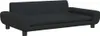 A black dog bed is shown from a front-side angle against a white background. Produktbild-Vorschau