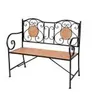 LEX Gartenbank mit Mosaik 108 x 54 x 90 cm Produktbild-Vorschau 2