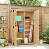 Outsunny Gartenschrank Holz, Geräteschuppen mit Produktbild-Vorschau 8