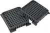 Two black plastic grates are placed next to each other on a white background. Produktbild-Vorschau
