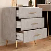 Komoda Vicco Velia Szary 70 x 78.5 cm z 3 szufladami, Model Podgląd zdjęcia produktu 5
