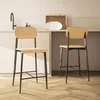 HOMCOM Barhocker 2er Set, Barstuhl mit Metallgestell, Produktbild-Vorschau 2