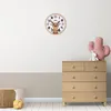 PRIM Kalay Kinderwanduhr Holz lautlos Naturbelassen/Weiß 30 Produktbild-Vorschau 10