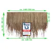 40x Palmdach 148 x 80 cm Palmpaneele Palmschindel Natur Produktbild-Vorschau 2