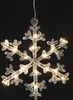 Śnieżynka wisząca biała ciepła Led ICY 16 cm na baterie Podgląd zdjęcia produktu 4