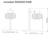 GLOBO 50500108, Metall, Glas, IP20, II, E14, 40 W, 230 V Produktbild-Vorschau 13