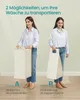 Two women demonstrating two ways to use a laundry basket. Produktbild-Vorschau