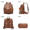 OKWISH Rucksack Laptoprucksack Schulrucksack Lederrucksack Produktbild-Vorschau 8
