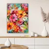 MuchoWow® - Leinwandbilder - Blumen - Farbenfroh - Kunst - Produktbild-Vorschau 6