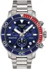 A close-up studio shot of a Tissot Seastar 1000 Quarz-Chronograph men's watch. Podgląd zdjęcia produktu