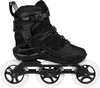 A black inline skate is shown on a white background. Produktbild-Vorschau