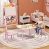 AIYAPLAY Set Tavolo e Sedie per Bambini 3-8 Anni con Motivi Anteprima dell’immagine prodotto 2