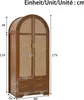 A diagram showing the dimensions of a wardrobe. Produktbild-Vorschau