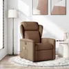 vidaXL Massagesessel Braun Stoff Produktbild-Vorschau 1