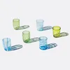 ZAFFERANO Melting Pot 6 Mischgläser Bicolor Aquamarin/Grün Produktbild-Vorschau 3