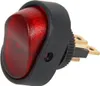 Kfz-Wippschalter 12V 20A, mit roter LED, Lochmontage, Produktbild-Vorschau 2