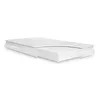 A cutaway view of a white mattress on a white background. Produktbild-Vorschau
