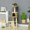 PawHut Katzen Kratzbaum 116 cm Katzenbaum mit Katzenhöhle, Produktbild-Vorschau 2