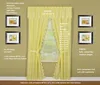 Today's Curtain Orleans Volant, Polyester, Buttercup, 12" W Produktbild-Vorschau 8