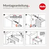 Instructional diagrams for assembling a product. Produktbild-Vorschau