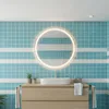 Auralum Badezimmer Spiegel Rund 50 cm LED Badspiegel mit Produktbild-Vorschau 2