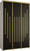 MEBLE KRYSPOL Davos 8 Schrank, drei Türen - 235,2x150x45 cm Produktbild-Vorschau 1