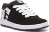 A black DC Shoes Court Graffik sneaker with white laces and white branding. Anteprima dell’immagine prodotto